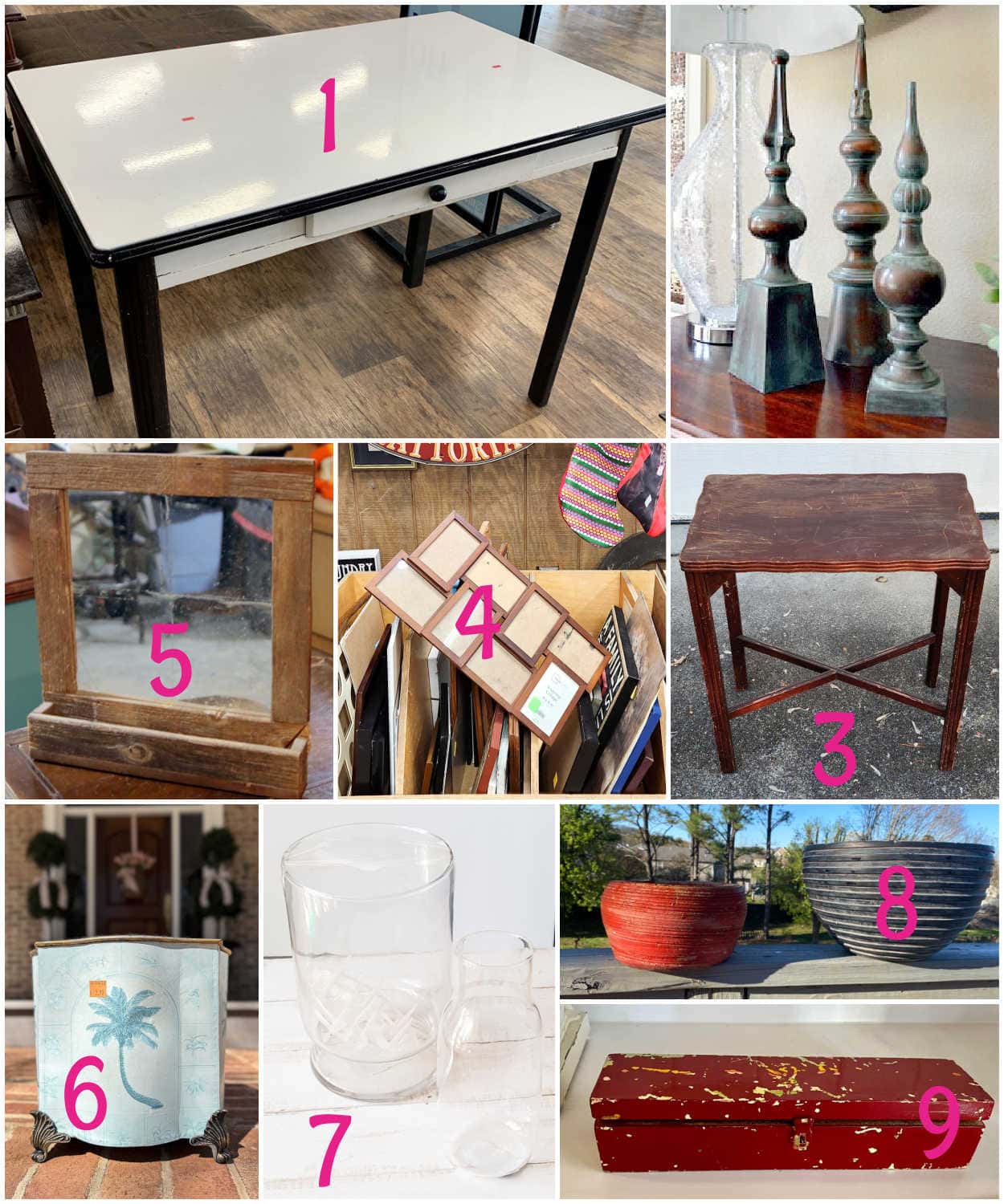 upcycle ideas and craft projects from thrift store finds