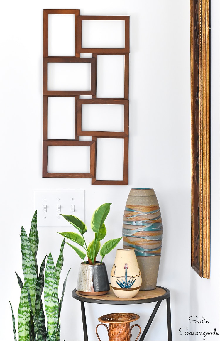 collage picture frame as mcm wall decor