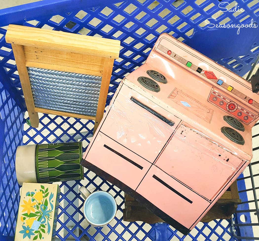 thrifting tips for using a cart