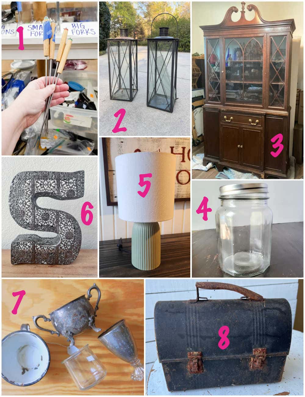 repurposed projects with thrift store items