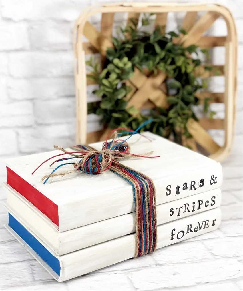 decorative books for 4th of july