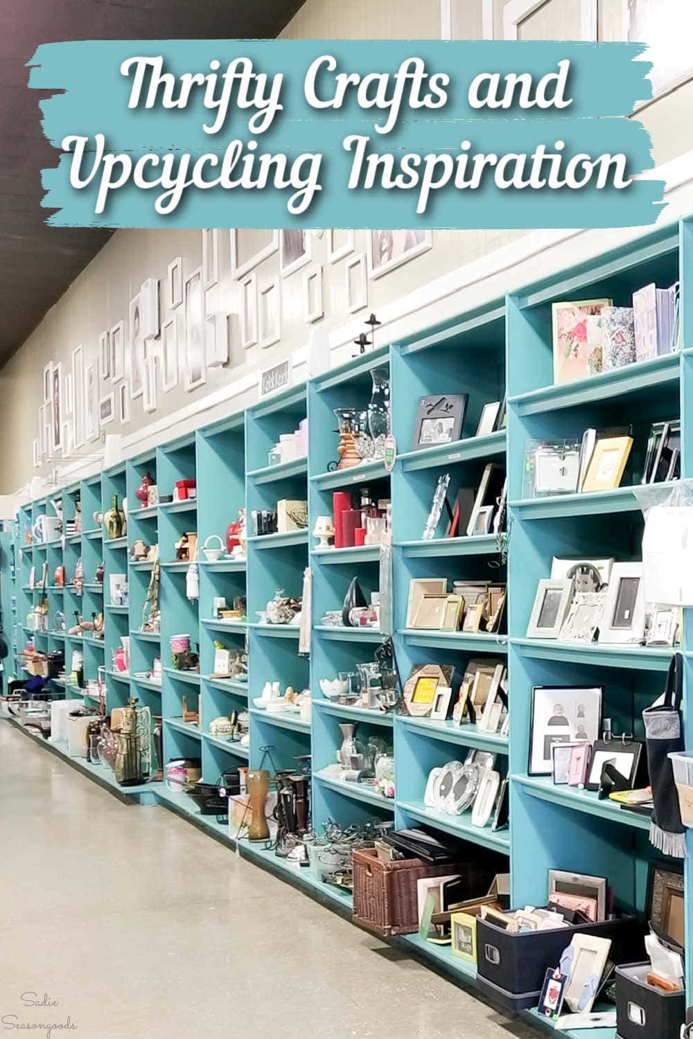 upcycling ideas and thrift store crafts to make