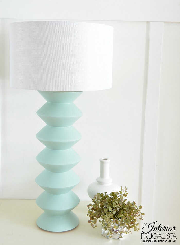 diy geometric lamp