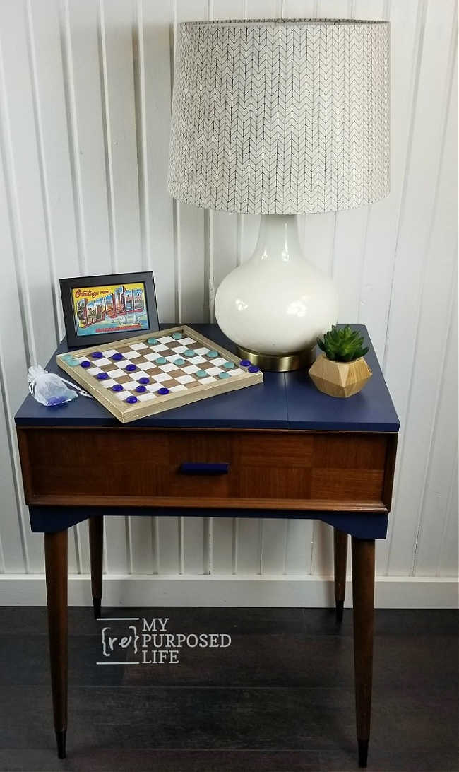 mid-century modern sewing table