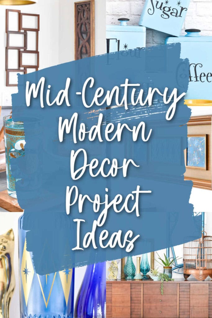 Upcycled and DIY Mid-Century Modern Decor Ideas and Projects