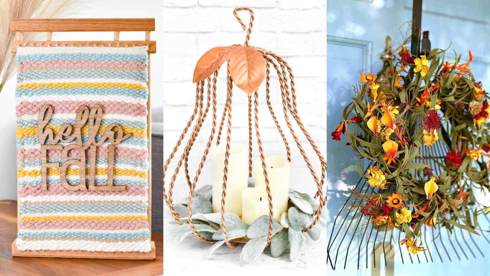 Fall Craft Ideas from the Thrift Store