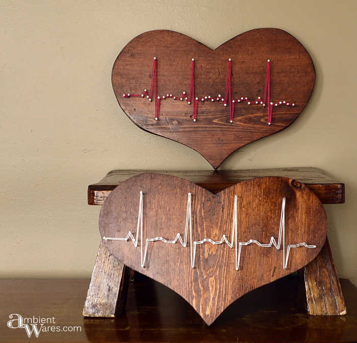 upcycled string art
