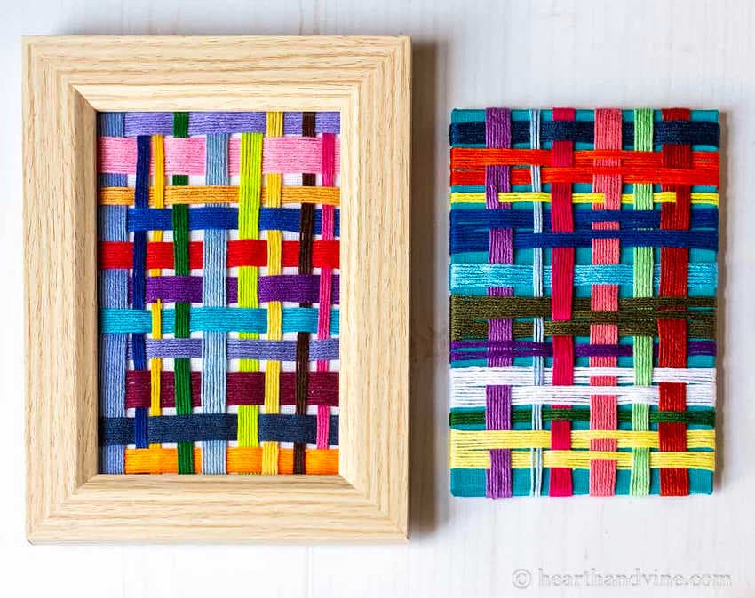 off-loom weaving idea
