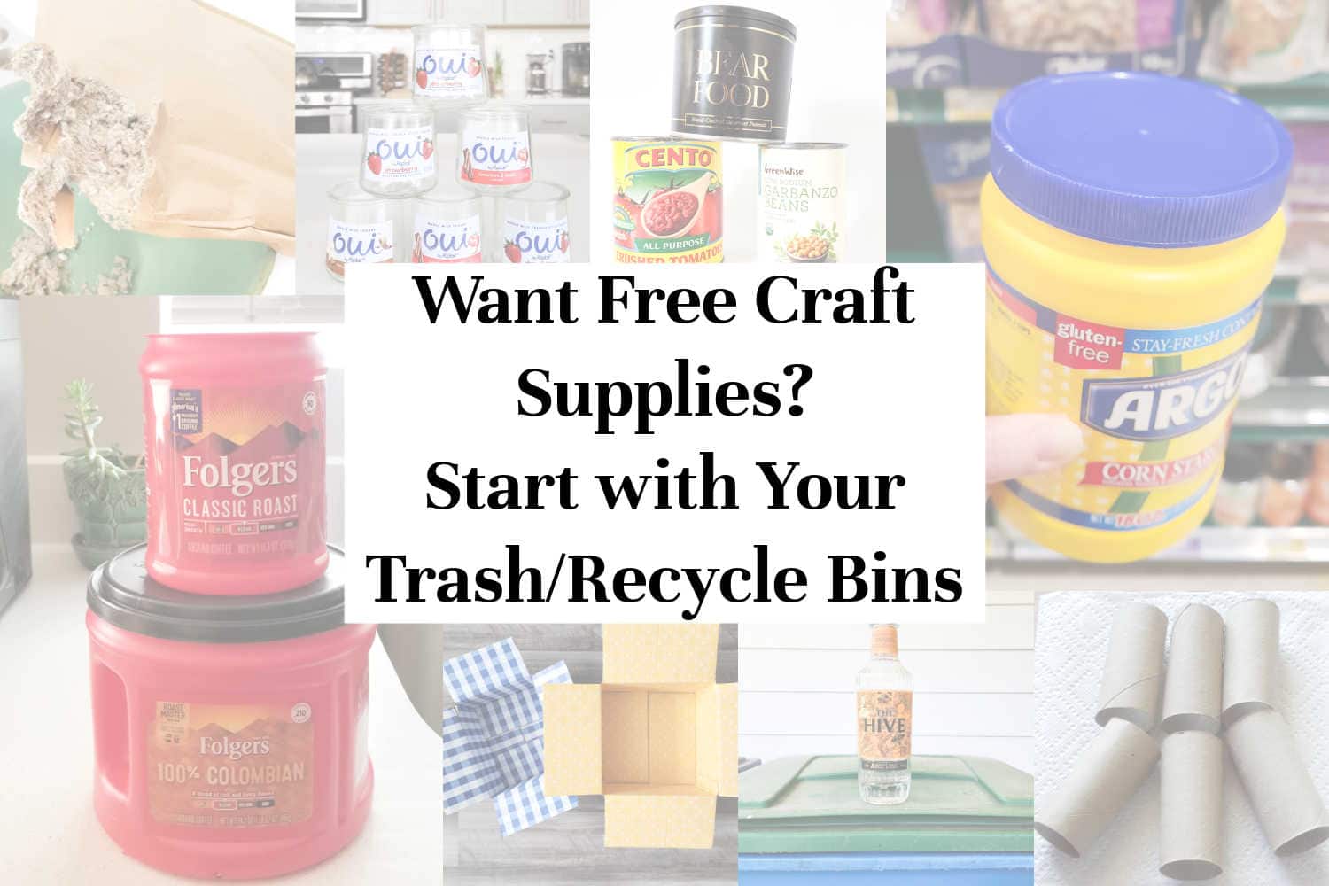 Recycled Crafts from Stuff You’d Normally Toss