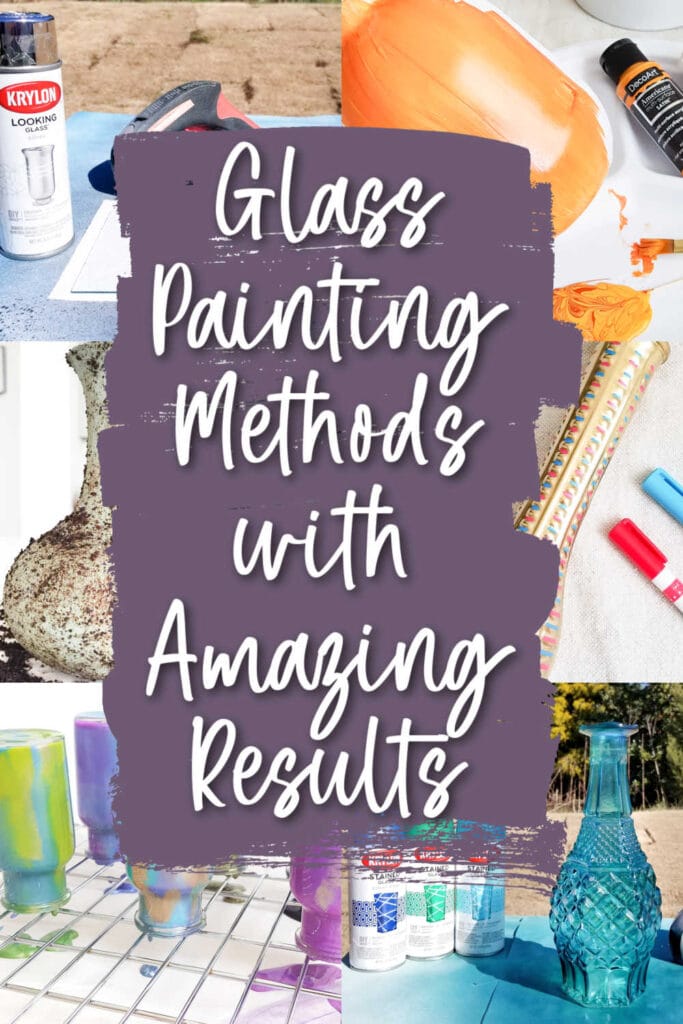 Glass Painting Ideas and Techniques for Your Thrift Store Finds