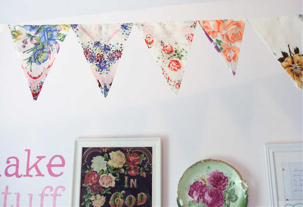 vintage bunting