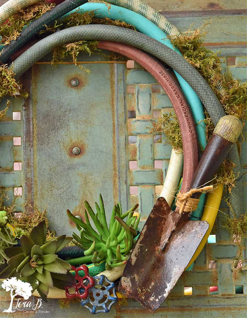upcycle idea for old garden hoses