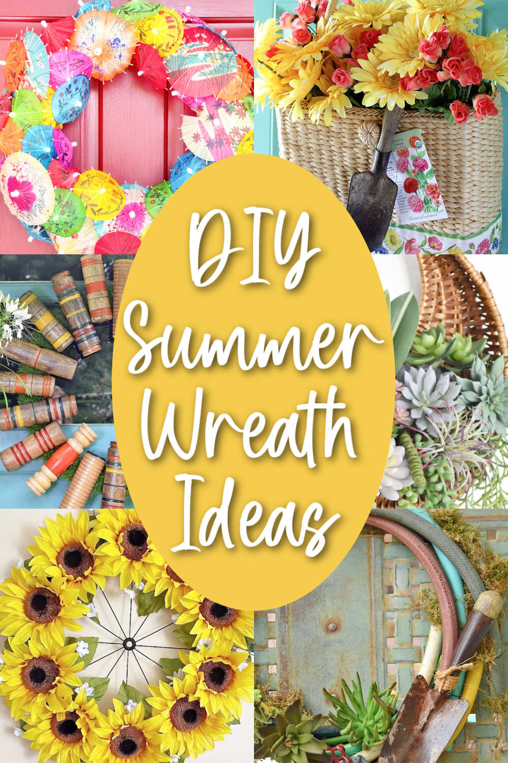 diy summer wreaths