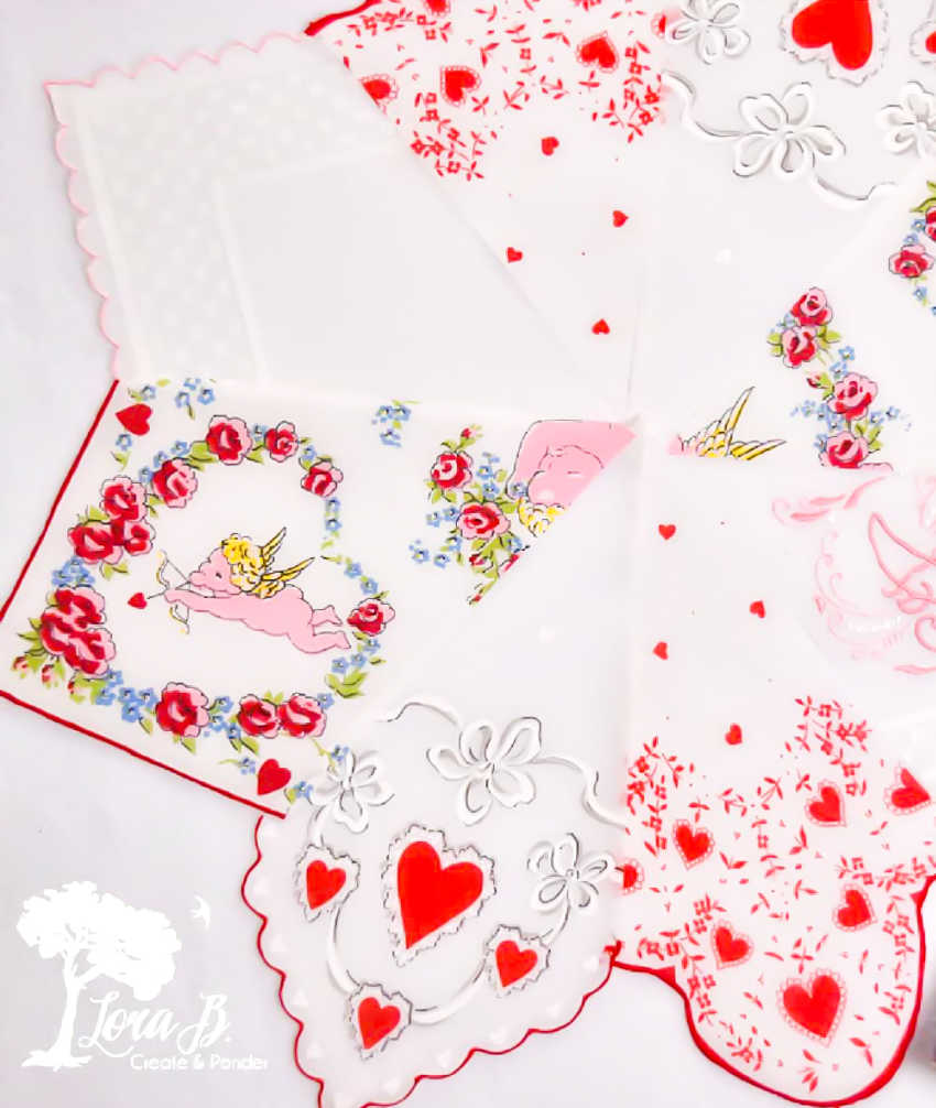 how to make a placemat out of handkerchiefs