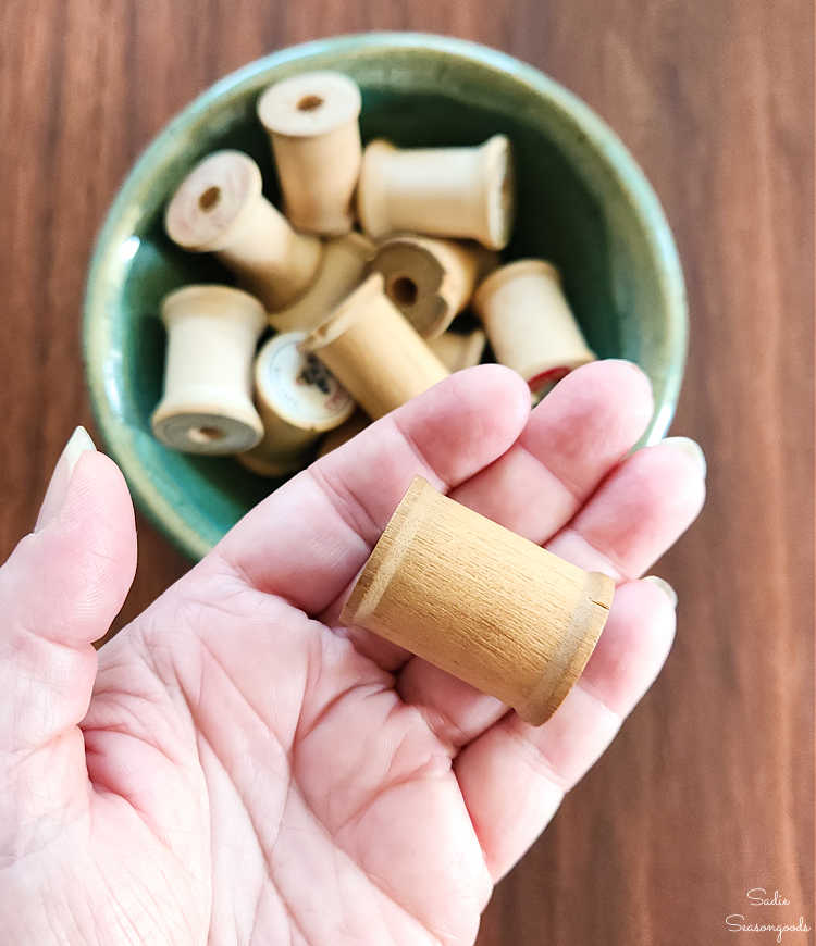 vintage thread spools