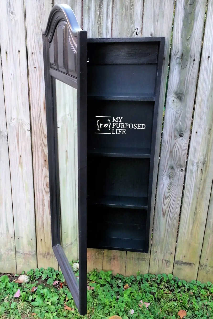 diy jewelry armoire