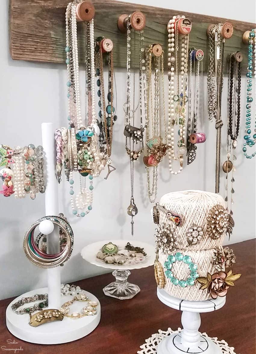 Jewelry Storage Ideas to Upcycle