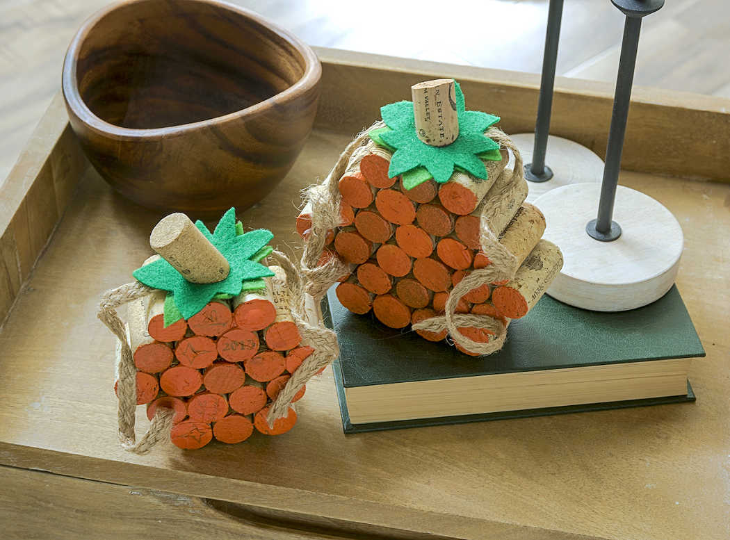 wine cork crafts for fall