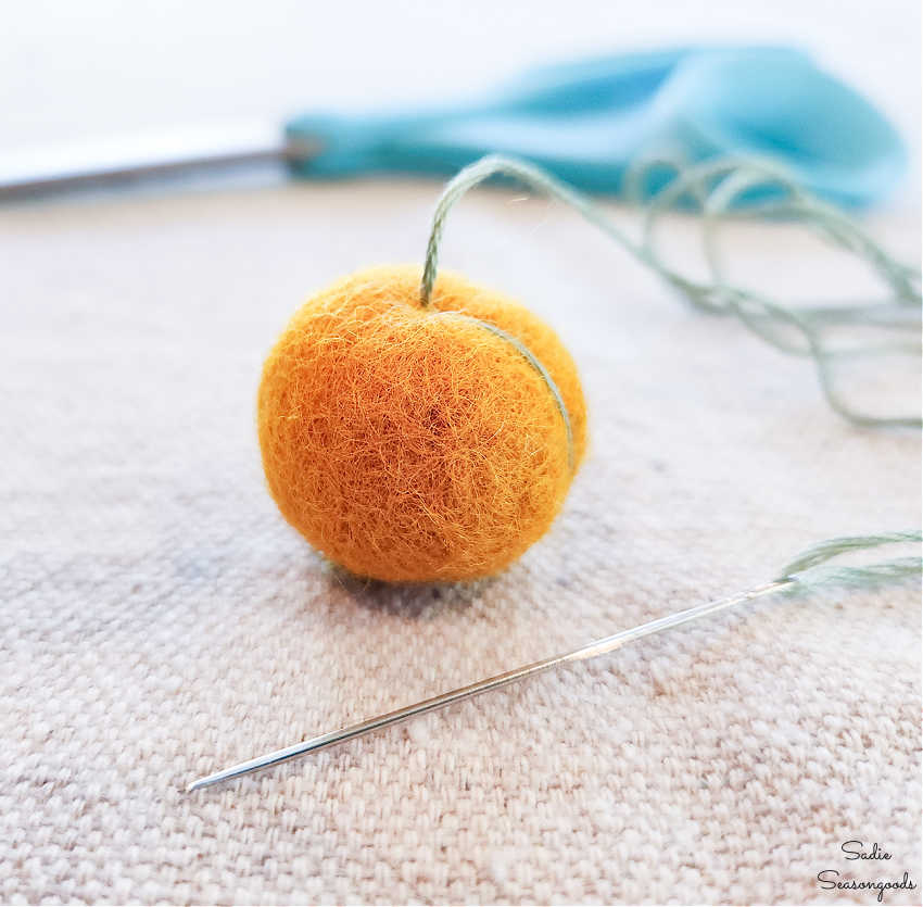 pumpkin ridge from embroidery floss