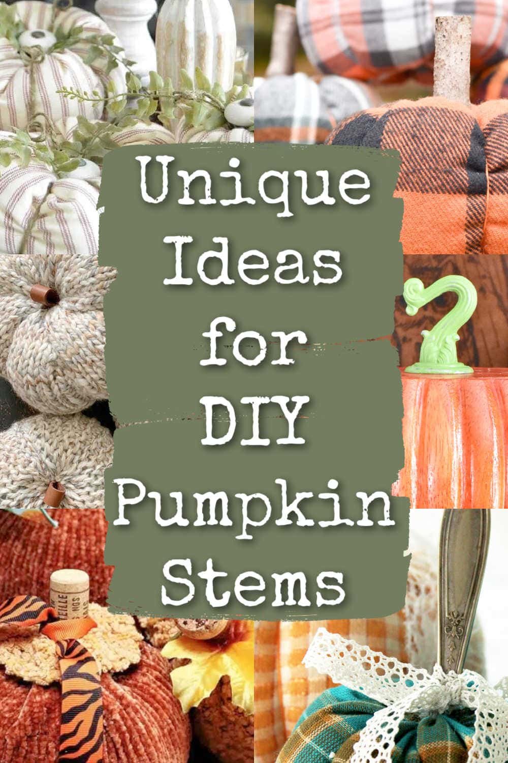 alternative stems for pumpkin crafts