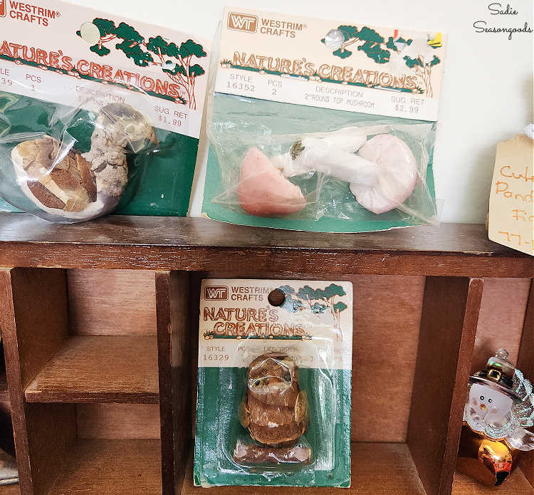 decorative mushrooms for crafts