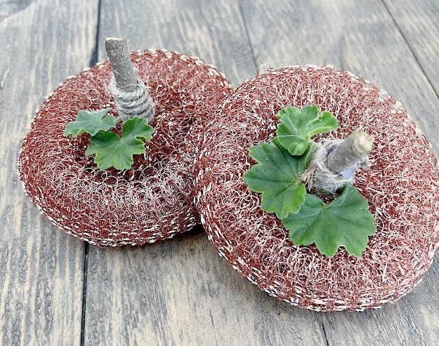 crafting with copper scrubbers