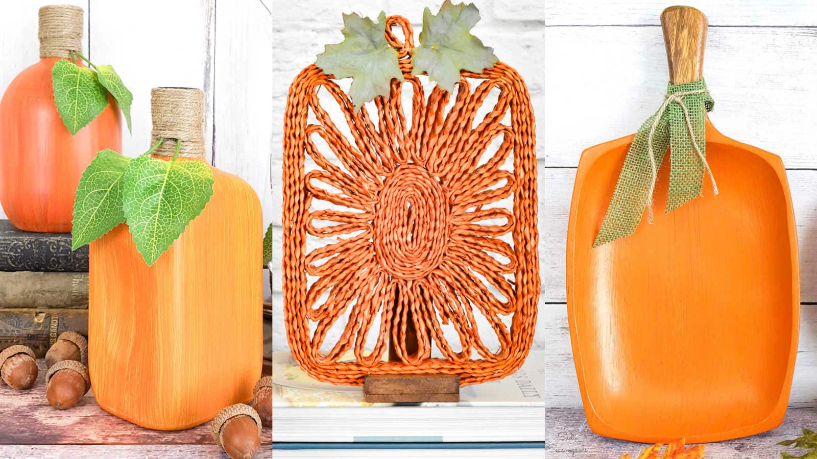 DIY Pumpkins for a Thrifty Fall