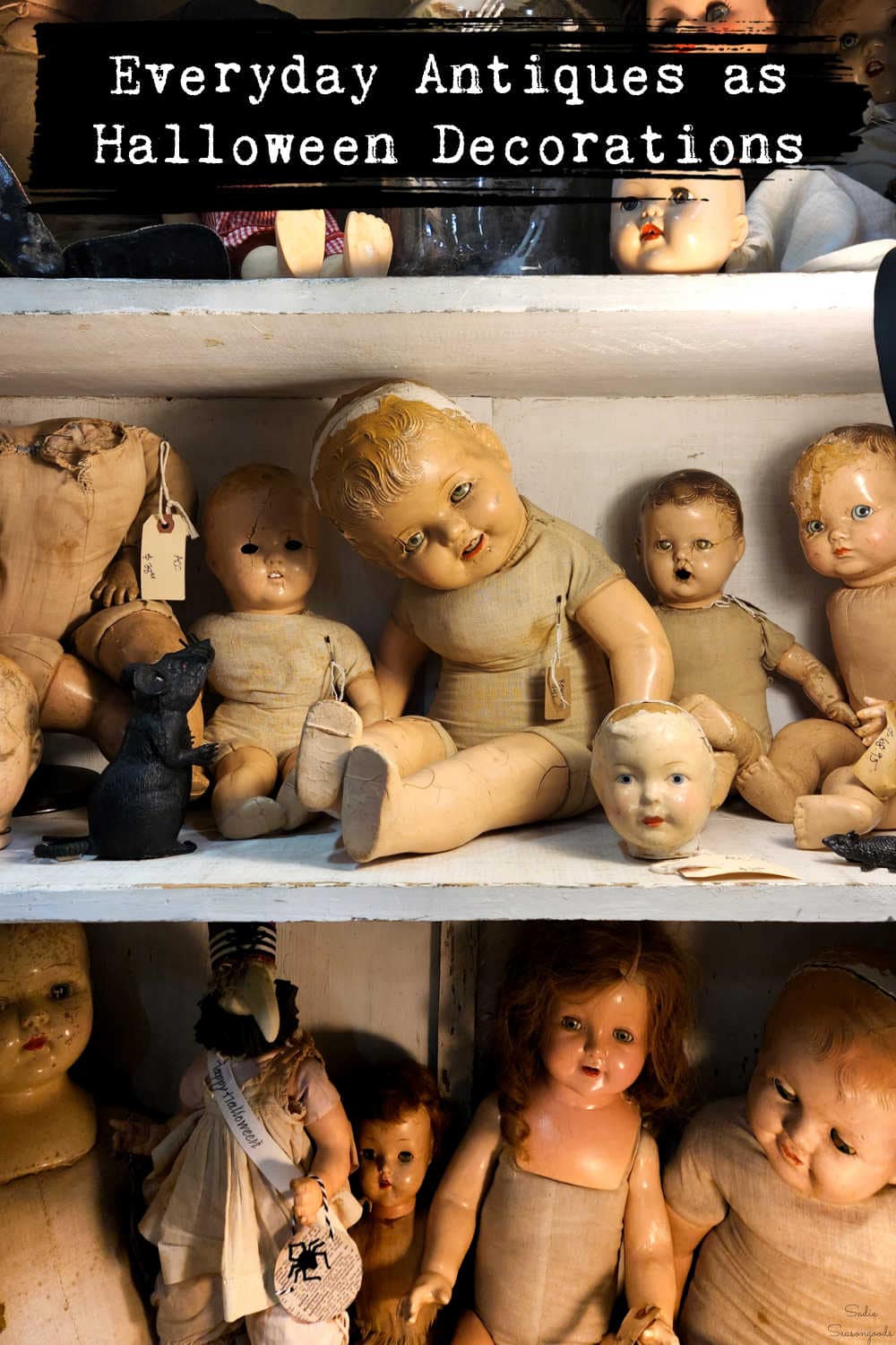 antiques to use as halloween decor