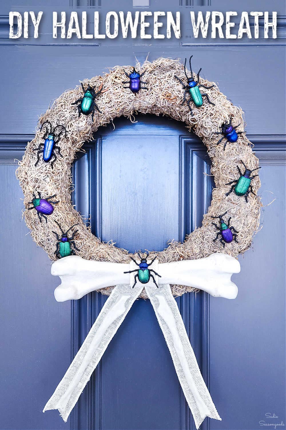 halloween door wreath