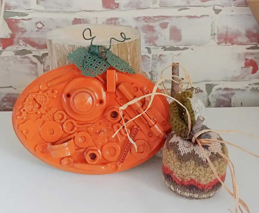 mixed media with old hardware