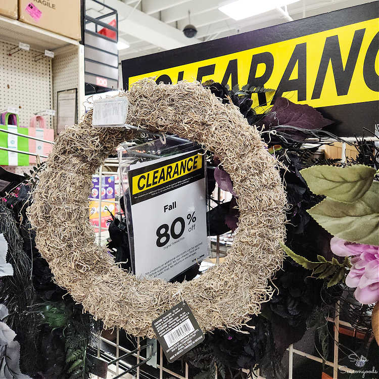spanish moss wreath at michaels
