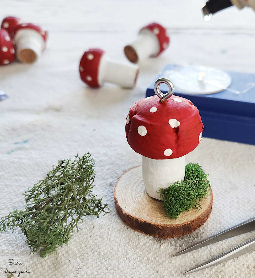 woodland christmas ornaments