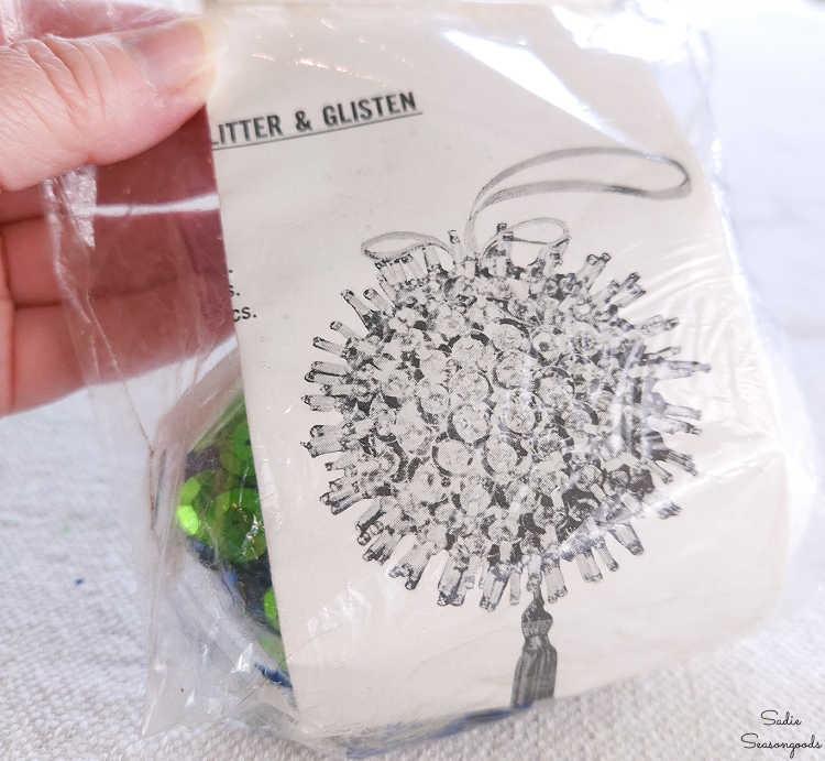 vintage ornament kit from etsy