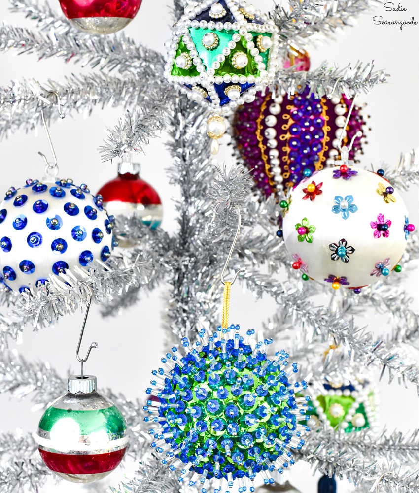 diy sequin ornaments