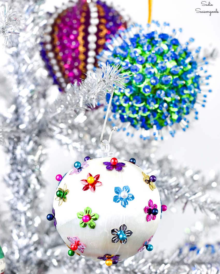 retro beaded ornaments