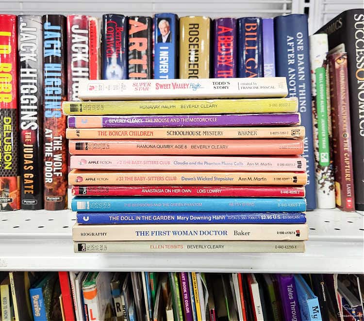 thrifted books for kids and tweens