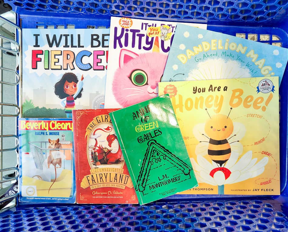 thrift store cart shot