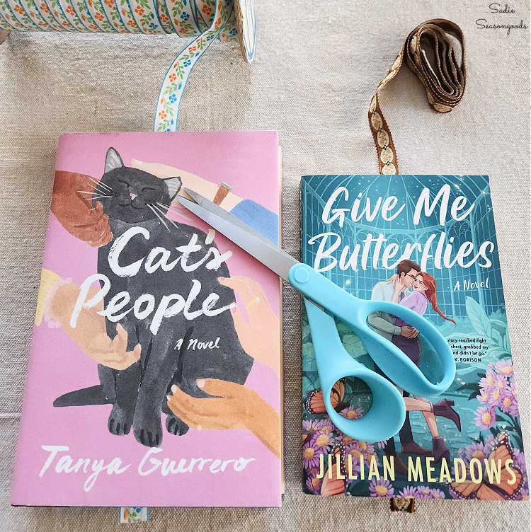 making ribbon bookmarks for different sizes of books