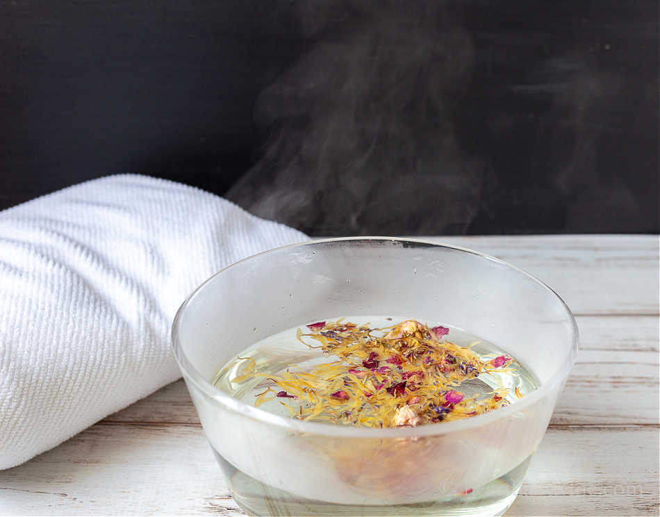 facial steaming at home