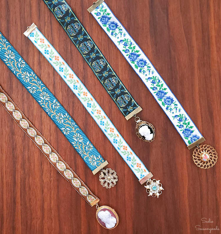 jacquard ribbon bookmarks
