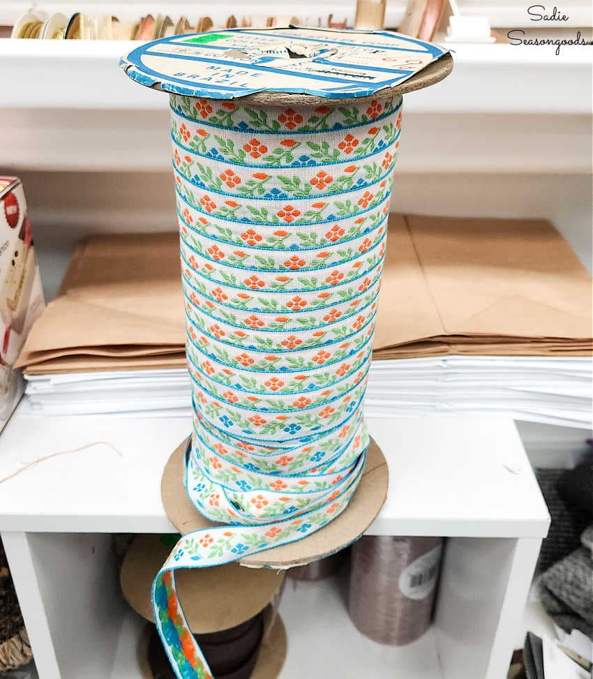 vintage jacquard ribbon