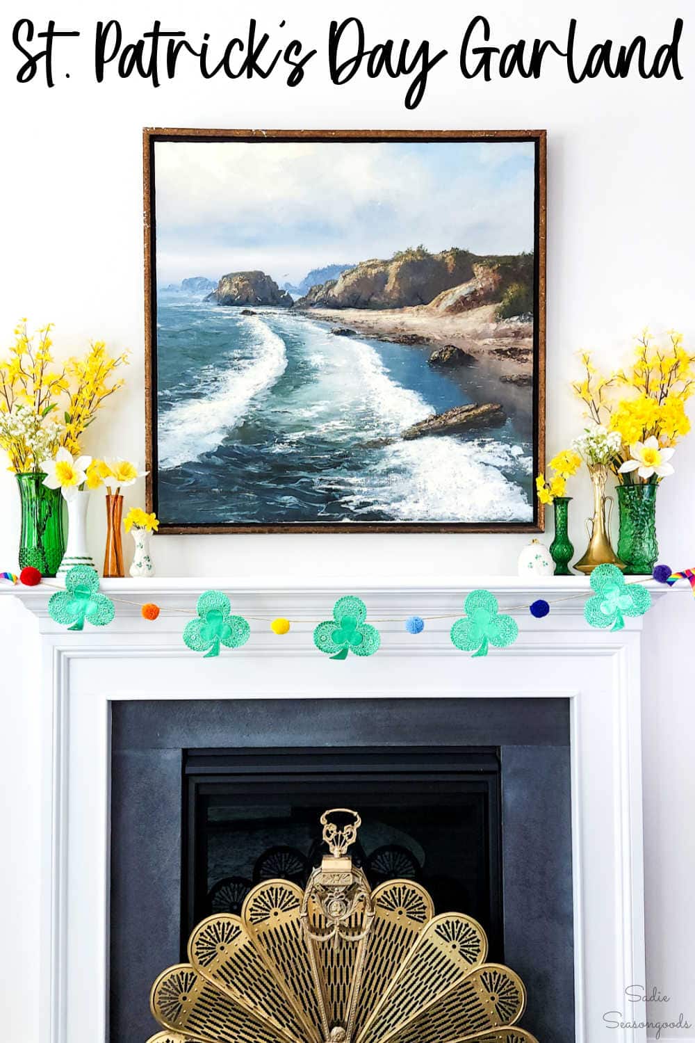 simple and easy st. patrick's day garland