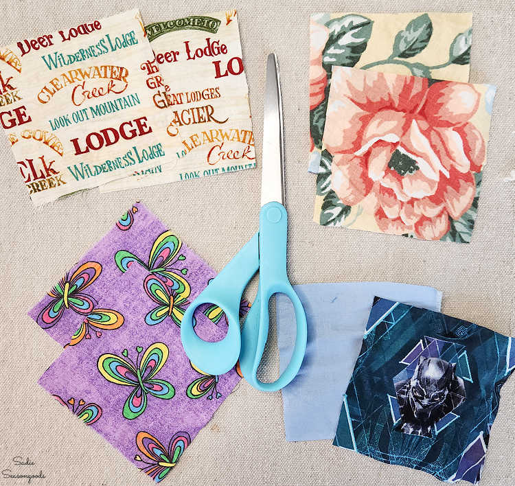 creating catnip toys with scrap fabric