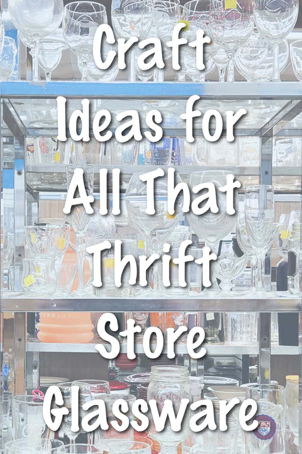 crafting with glass vases and bowls