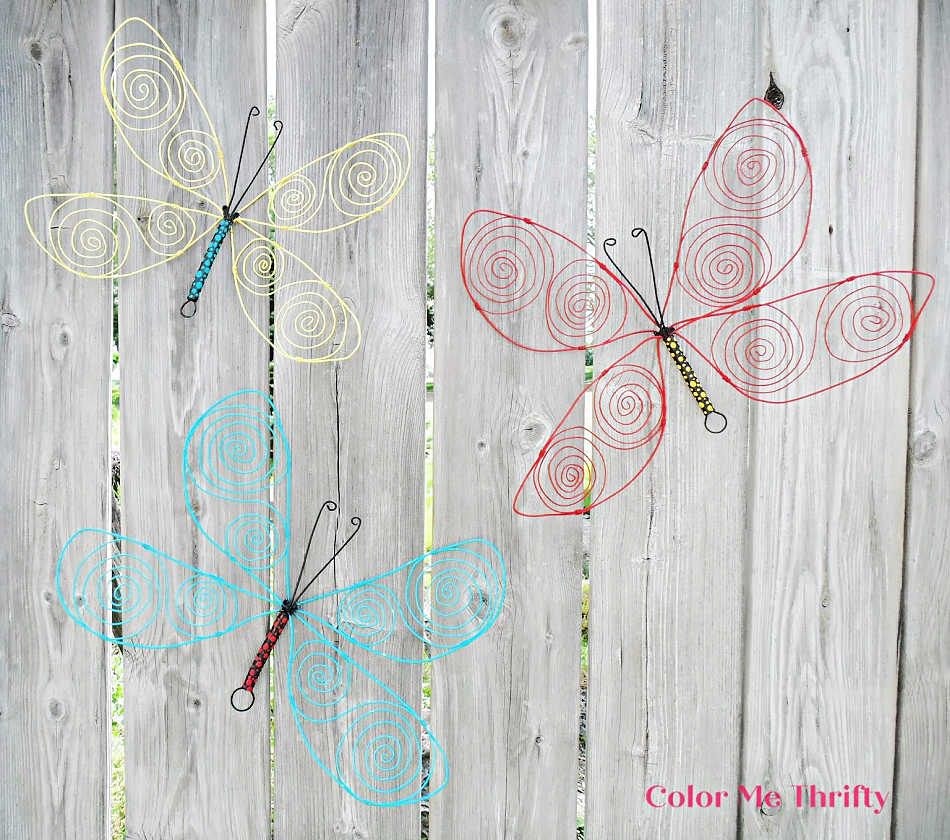 fence decor from kitchen whisks