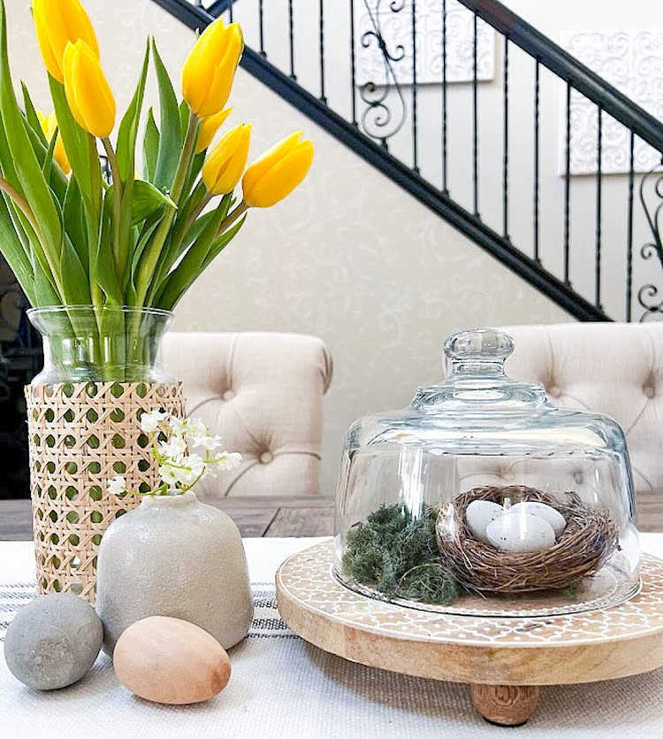 how to create a spring vignette