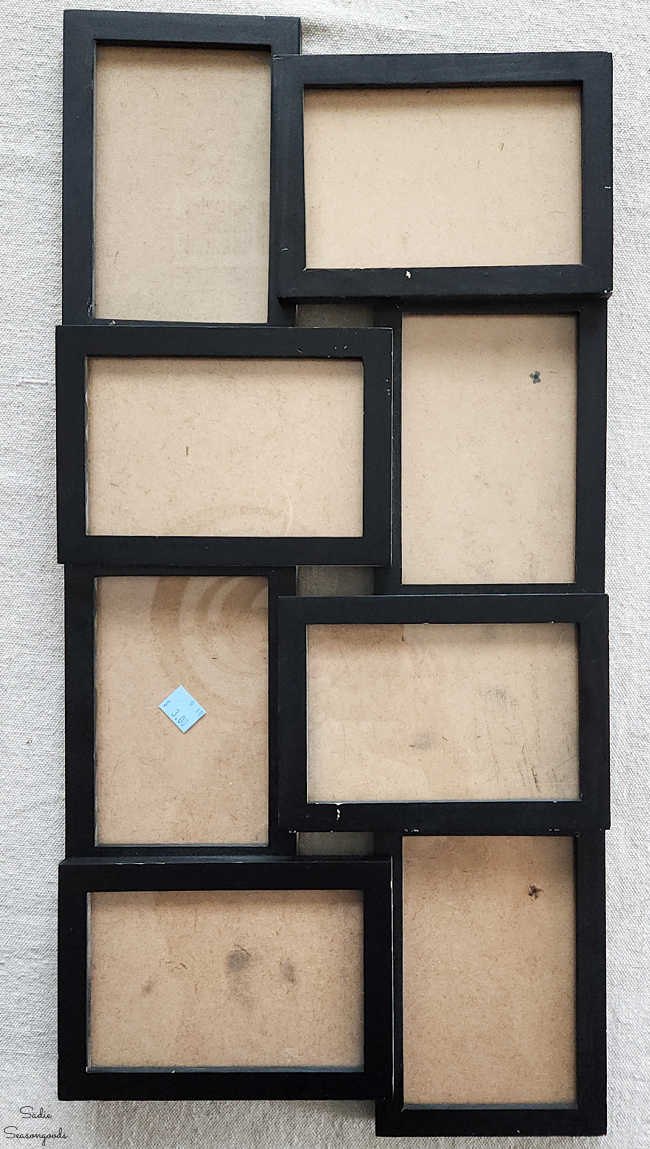 turning a collage frame into geometric abstract art