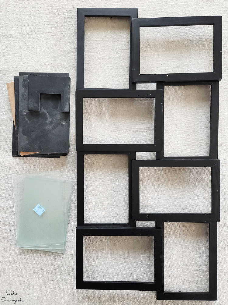 taking everything out of a picture frame