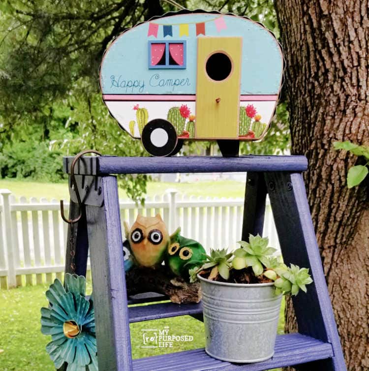 upcycle idea for an old ladder