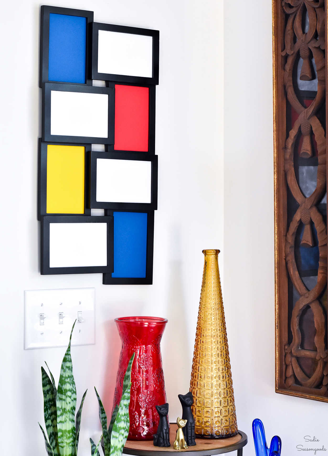 Piet Mondrian Style Geometric Abstract Art